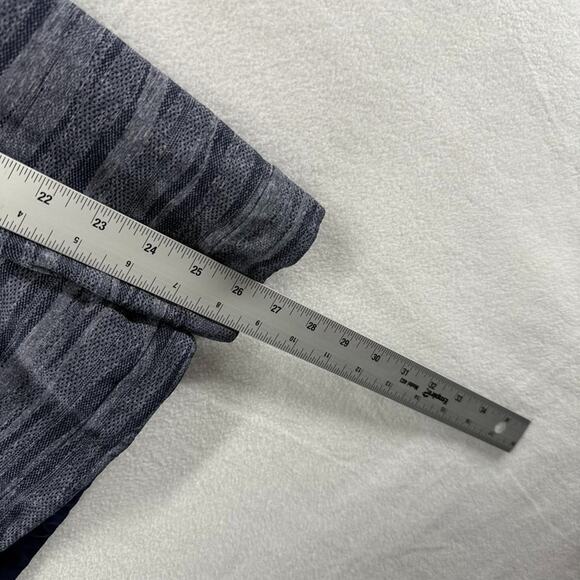 Zero Restriction Hoodie Men's Medium Blue Wave Pattern Snap Pebble Beach Golf - Picture 5 of 11